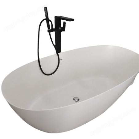 卫浴洁具销售中心人造石独立式浴缸椭圆型浴缸浴盆批发生产加工